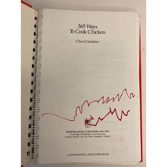 Lot of Two 365 Ways to Cook Chicken Snacks & Appetizers - Spiral-bound READ - Picture 3 of 16